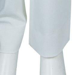 Pre Owned Emporio Armani White Straight Fit Trousers S