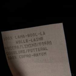 Pre Owned Emporio Armani Black Wool Single Breasted Blazer S