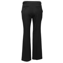 Pre Owned Emporio Armani Black Wool Trousers M