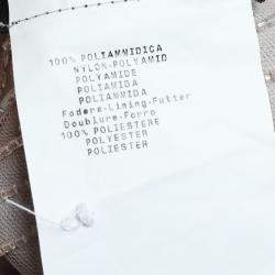 Pre Owned Emporio Armani Dusky Pink Bead Embellished Tulle Top & Midi Skirt Set M