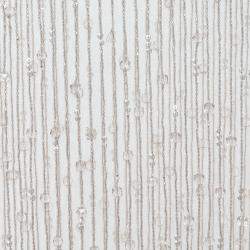 Pre Owned Emporio Armani Dusky Pink Bead Embellished Tulle Top & Midi Skirt Set M