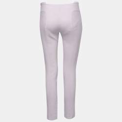 Pre Owned Emporio Armani Grey Jersey Trouser S