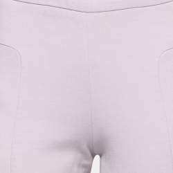 Pre Owned Emporio Armani Grey Jersey Trouser S