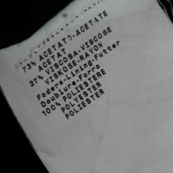 Pre Owned Emporio Armani Black Crepe Single Breasted Blazer S