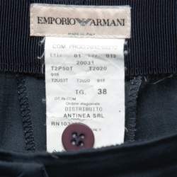 Pre Owned Emporio Armani Vintage Slate Blue Trousers S