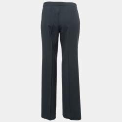 Pre Owned Emporio Armani Vintage Slate Blue Trousers S