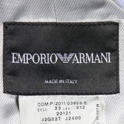 Pre Owned Emporio Armani Multicolor Striped Cotton Sleeveless Vest S