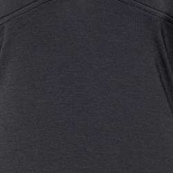 Pre Owned Emporio Armani Black Modal Knit Midi Dress M