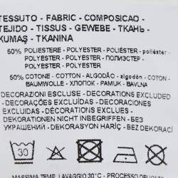 Pre Owned Emporio Armani White Synthetic Oversized Jacket M