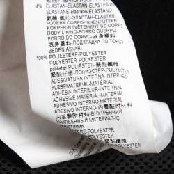 Pre Owned Emporio Armani Black Leather Zip Front jacket M