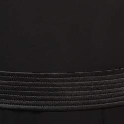 Pre Owned Emporio Armani Black Knit Sleeveless Top S