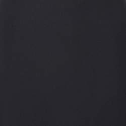 Pre Owned Emporio Armani Black Crepe Long Skirt L