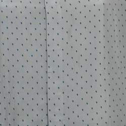 Pre Owned Emporio Armani Grey Paisley Print Silk Shirt S