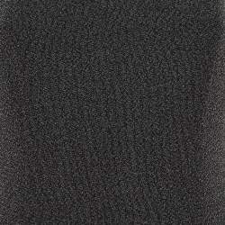 Pre Owned Emporio Armani Black/Grey Knit Mini Dress S