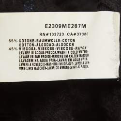 Pre Owned Emporio Armani Blue & Pink Sequin Knit Tank Top S