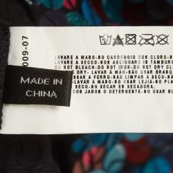 Pre Owned Emporio Armani Blue & Pink Sequin Knit Tank Top S