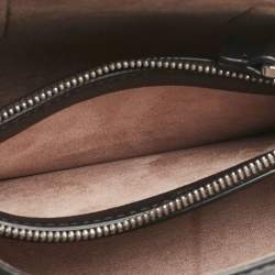 Pre Owned Emporio Armani Black Leather Small ASV Icon Bag