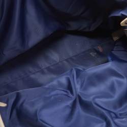 Pre Owned Emporio Armani Beige Quilted Faux Leather Medium MyEA Tote