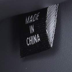 Pre Owned Emporio Armani Red Faux Leather Crossbody Bag