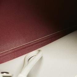 Pre Owned Emporio Armani Grey Faux Leather Large MyEA Tote