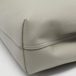 مملوكة مسبقًا حقيبة تسوق متوسطة جلد صناعي رمادي إمبوريو أرماني ماي إي أي