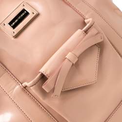 Emporio Armani Pink Patent Leather Tote 