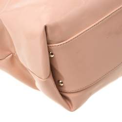 Emporio Armani Pink Patent Leather Tote 