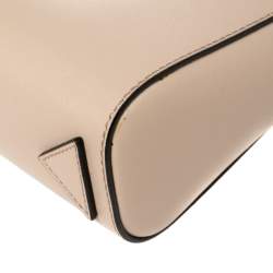 Pre Owned Emporio Armani Old Rose Leather Crossbody Bag