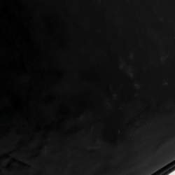 Pre Owned Emporio Armani Black Logo Print Canvas and Leather Tote