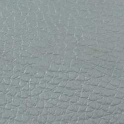 Pre Owned Emporio Armani Ash Blue Leather Zip Flap Convertible Shoulder Bag