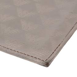 Emporio Armani Grey Leather Card Holder