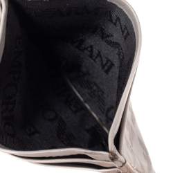 Emporio Armani Grey Leather Card Holder