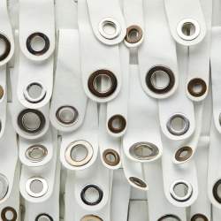 Pre Owned Emporio Armani White Leather Tote