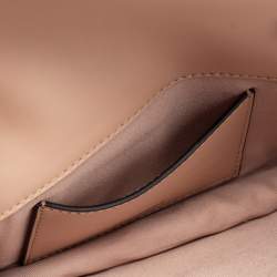 Pre Owned Emporio Armani Metallic Silver Python Embossed Leather Clutch