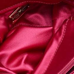 Emporio Armani Pink Satin Chain Bag