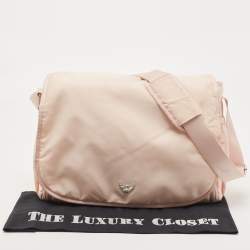 Emporio Armani Pink Nylon Baby Changing Bag