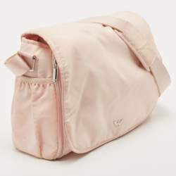 Emporio Armani Pink Nylon Baby Changing Bag