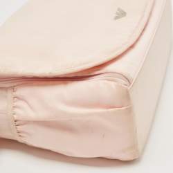 Emporio Armani Pink Nylon Baby Changing Bag
