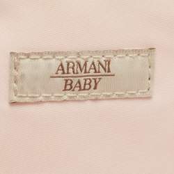 Emporio Armani Pink Nylon Baby Changing Bag