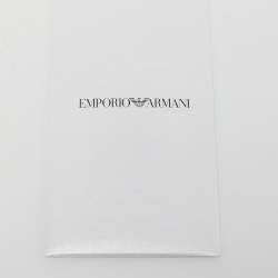 Pre Owned Emporio Armani Pink/Blue Leather Small MyEA Tote