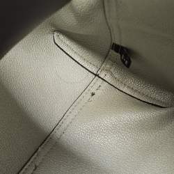 Pre Owned Emporio Armani Black Leather MyEA Tote