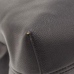 Pre Owned Emporio Armani Black Leather MyEA Tote