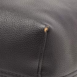 Pre Owned Emporio Armani Black Leather MyEA Tote