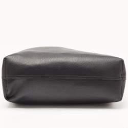 Pre Owned Emporio Armani Black Leather MyEA Tote