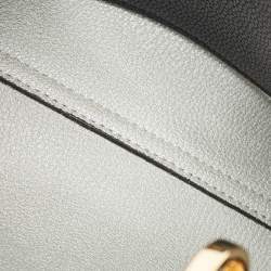 Pre Owned Emporio Armani Black Leather Small MyEA Tote