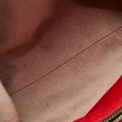 Pre Owned Emporio Armani Dark Brown/Beige Cashmere Medium MyEA Resort Shopper Tote