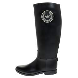 armani wellington boots