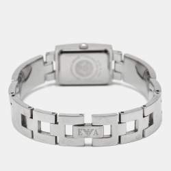 Pre Owned Emporio Armani Blue Stainless Steel AR5416 Women's Wristwatch 17.50 mm