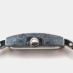 Pre Owned Emporio Armani Blue Stainless Steel AR5416 Women's Wristwatch 17.50 mm