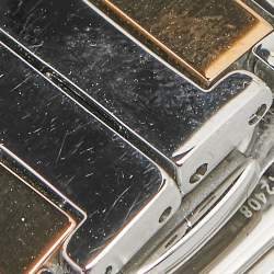 Pre Owned Emporio Armani Mother Of Pearl Crystal Two-Tone Stainless Steel AR11626 Women's Wristwatch 22.40 mm